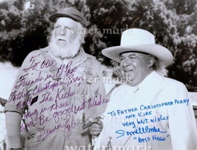 Sauerampfer Book & Denver Pyle- Dukes Of Hazzard Nachdruck Signiert Foto 8 '' X11