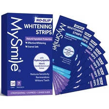 MySmile Professional Teeth Whitening Strips 14pcs Whitener Strips Non-Sensitive