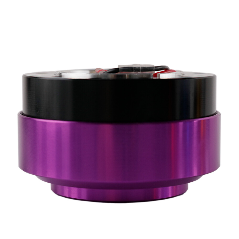 Purple Car Quick Release Hub Steering Wheel Snap Off Adapter Boss Kit