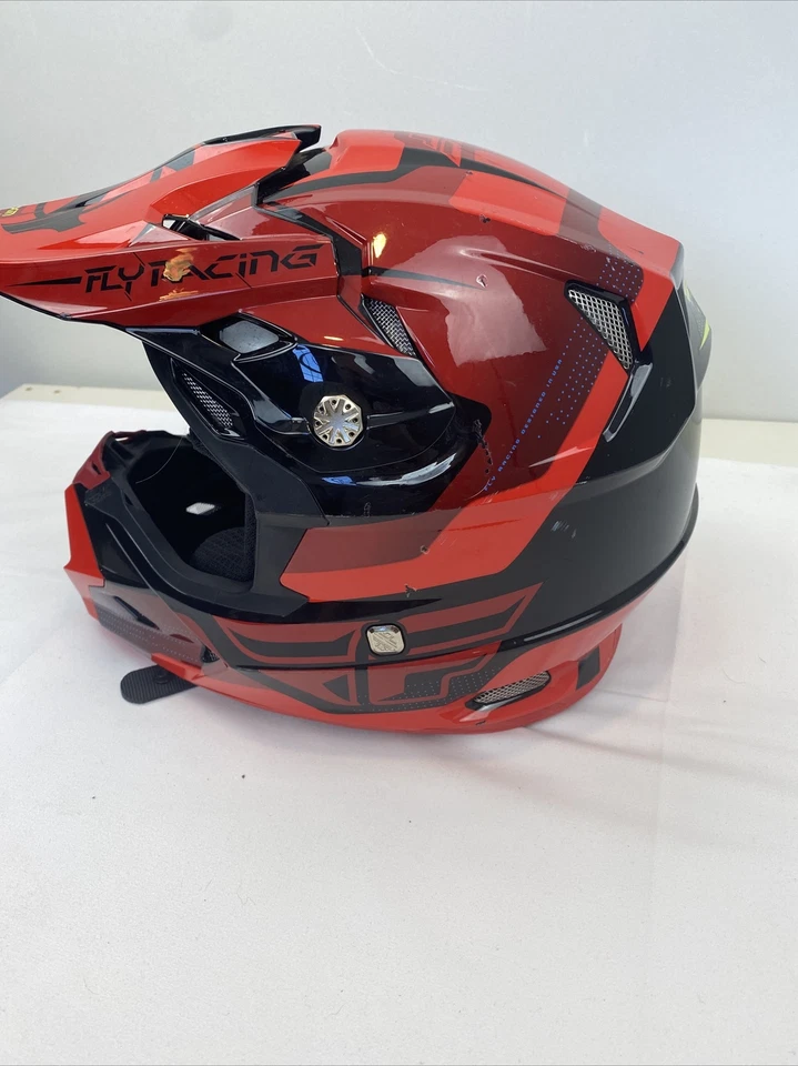 Casco Fly Racing Dirt Youth Toxin MIPS Clima Frío Embargo Rojo JUVENTUD Pequeño Foto 2 de 4