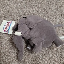 Disney Store George of the Jungle Shep Elephant Beanbag Plush Toy New With Tags