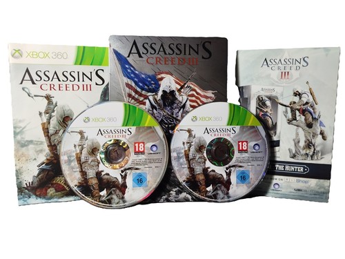 Assassin's Creed III Steelbook Édition Collector - Xbox 360 PAL - Compatible One/Series X