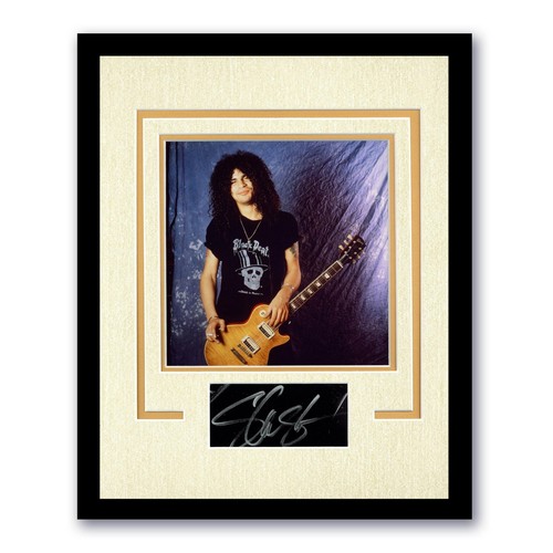 Slash "Guns 'N Roses" AUTOGRAPH Signed Photo Custom Framed 11x14 Display B ACOA