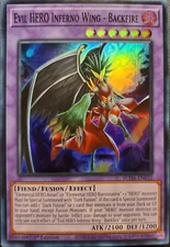 Yu-Gi-Oh! Evil HERO Inferno Wing - Backfire SUDA-EN032 1st Edition NM
