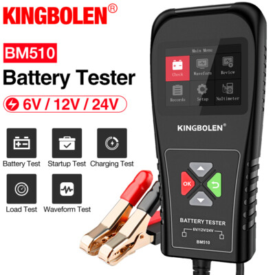 BM510 Car Battery Tester 100-2000 CCA Battery Load/Cranking/Charging System Test