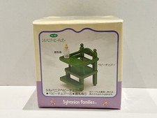 Image of Sylvanian Families Baby Highchair Green Vintage Furniture Japan