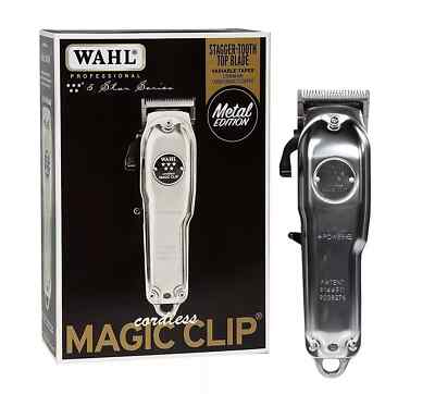 New US Wahl 8509 Professional 5 Star Cordless Senior Clipper Metal Edition