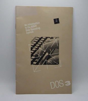 Atari 400/800 DOS3 Operating Manual *Manual Only*