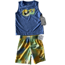 Nike Boy's 4T Hazy Rays Sleeveless Short Outfit Set 40