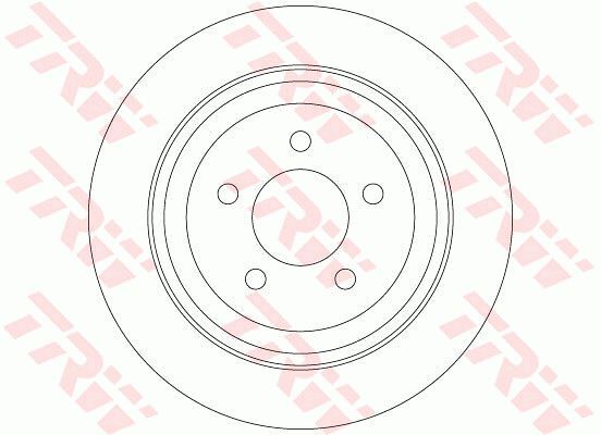 Jeu de 2 disques de frein Jeep Cherokee 2.8 CRD 4x4 et Dodge Nitro avant en acier