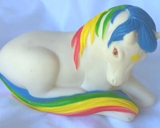 1983 Rainbow Brite Starlite Horse Pony Bank Hallmark Plastic Coin RARE
