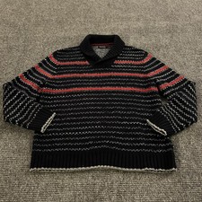 Vintage Nautica Sweater Mens XL Blue Pullover Long Sleeve Long Sleeve Y2K 90s