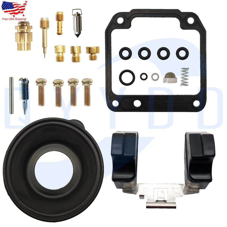 4X For YAMAHA XJ550 1981-1983 Maxim 550 Carburetor Repair Kit Diaphragm Float - Image 2 of 4