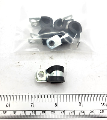 (6-Pk) Norma SIZE 6 Hose Clamps with Rubber RSGU1, 0195G