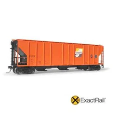 EXACTRAIL HO PS-2CD 4427 Covered Hopper - Far-Mar-Co '1972 Repaint' EUGX