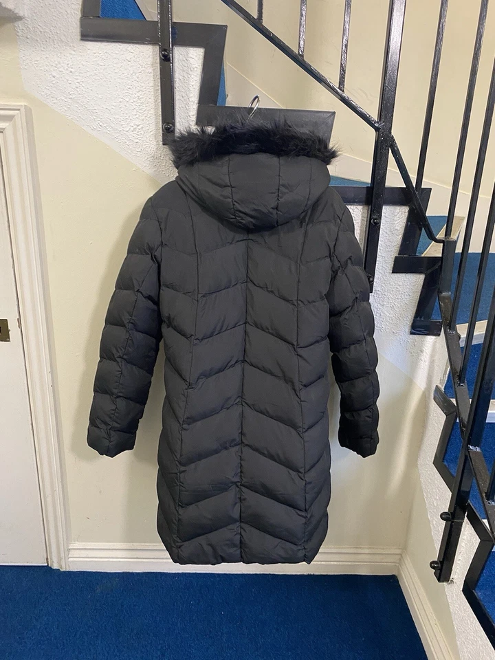 Boohoo Black Puffer Parka Women’s Coat Brand New Size Uk 12 - Image 2 of 4