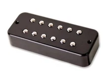 Giovanni P90 (Soap bar) Humbucker Pickup - Bridge - Coil Tap - Black