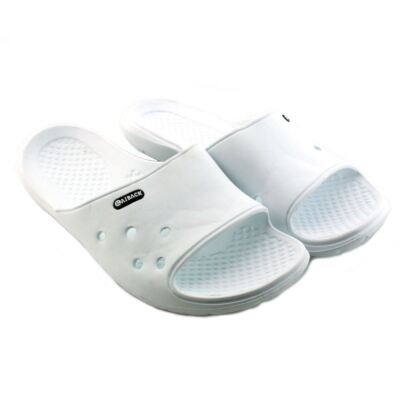 ?Men Slide Sandals White Slip-on Classic Comfort Streetwear Open-Toe Shoes Men main image 4