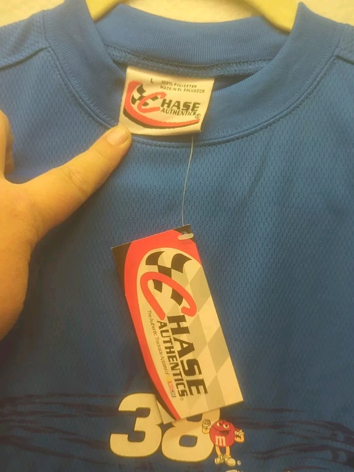 Nascar 2004 背心上衣肌肉衬衫 尺寸 Y LG M&M #38 Elliot Sandler Moisture Wick — 第 4/4 张图片