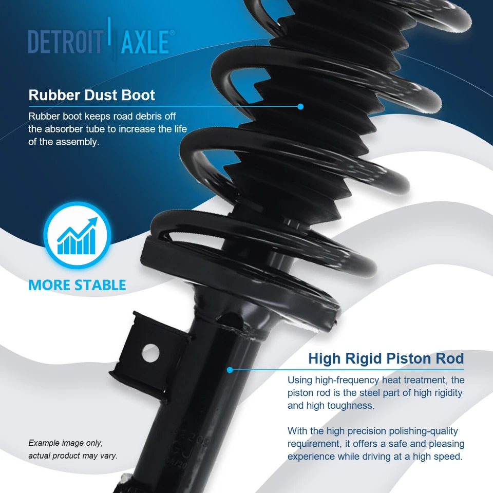 Complete Pair Front Struts w/ Coil Springs for Chevrolet Equinox Pontiac Torrent - Изображение 4 из 4