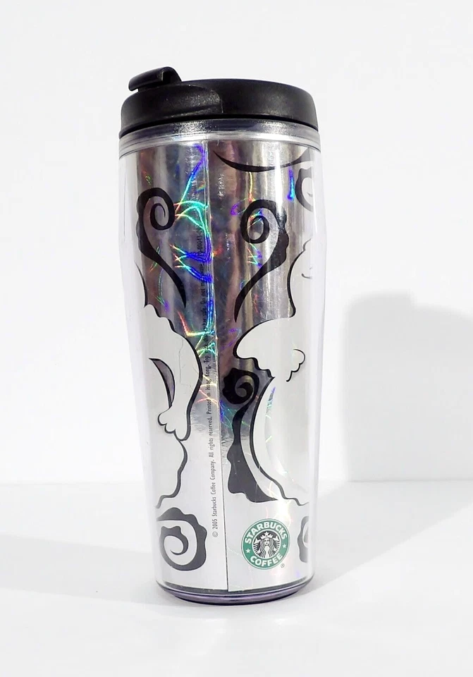 Vaso aislado Starbucks 2005 vintage 16 oz Halloween Ghost Boooooo 8" de alto Foto 3 de 4