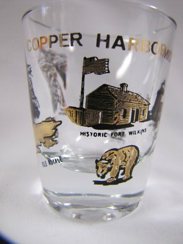 Copper Harbor Michigan Souvenir Shot Glass - Picture 11 of 12