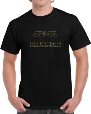 TROS Inspired Spice Runner Star Wars Themed General Poe Dameron Parody T-Shirt