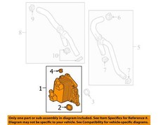 GM OEM 20-24 CT4 Cooling Engine Oil Cooler-Oil Cooler Assy 12699975