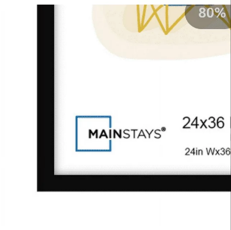 Mainstays 24x36 Basic Black Poster Frame Free Shipping ((USA)).... eBay