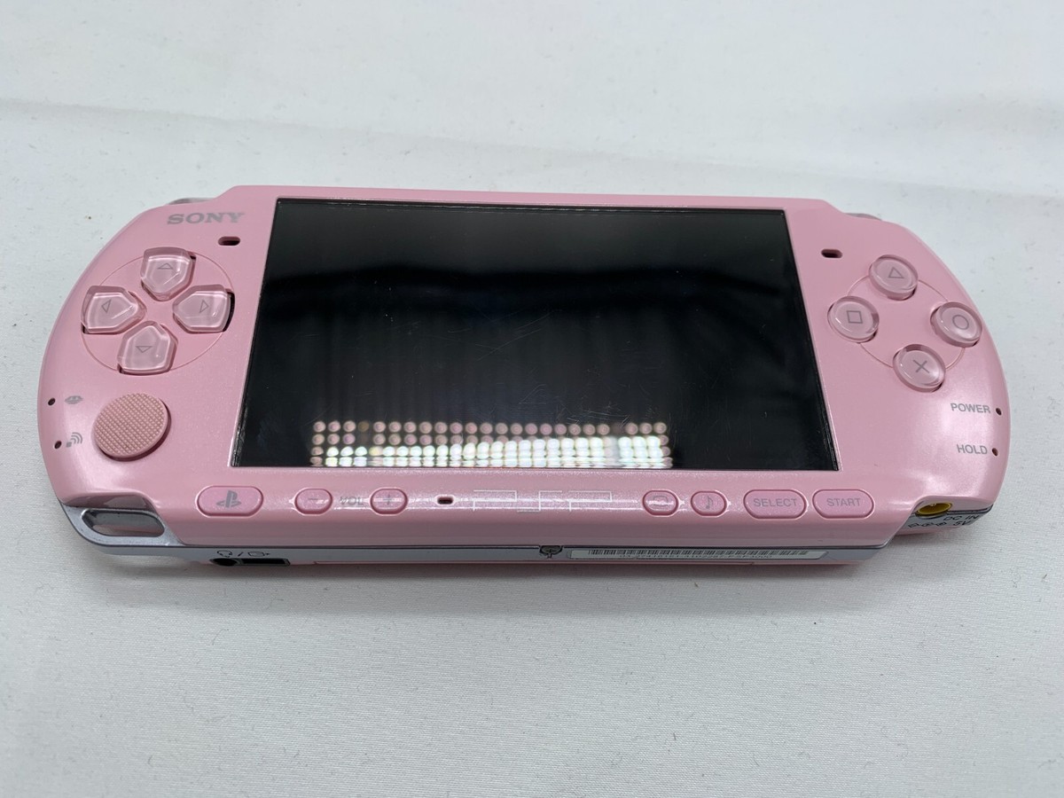 人気PSP3000!♡ PSP PlayStation Portable Blossom pink PSP-3000ZP SONY Japan Exc