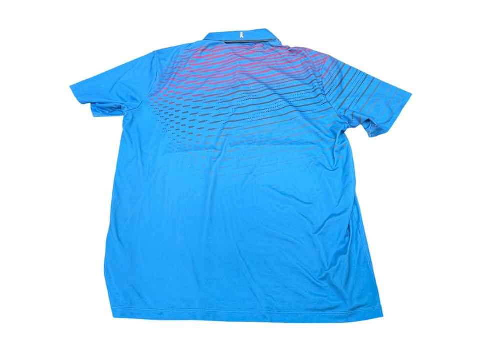 Nike Tiger Woods Collection Men's Large Polo Performance Stretch Golf