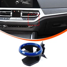 Blue Dashboard Cup Holder Bottle Bracket Fits BMW 3 Series 2020-2022