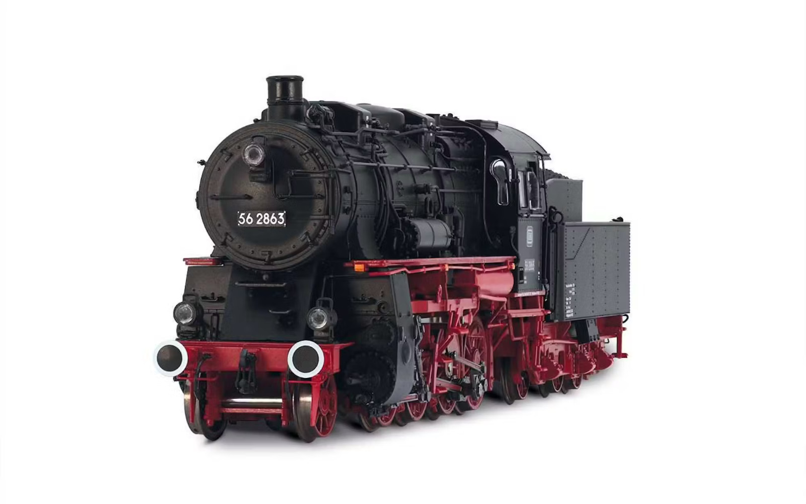 Rivarossi Hr2889 56 2263 Db Black Frame Red, Boiler with 3 Domes