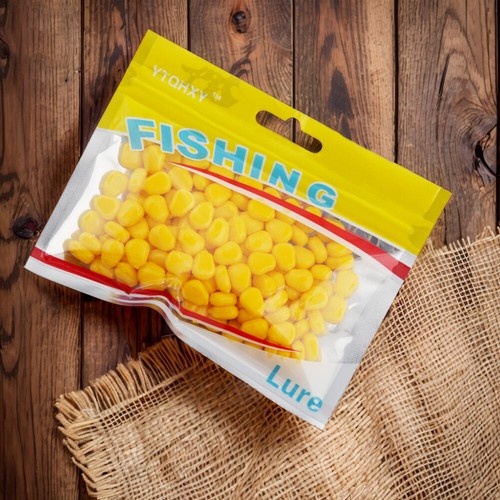 100Pcs Corn Smell Soft Bait Fake Corn Buoyancy Bait Fishing Accessories (Yellow) - Picture 5 of 9