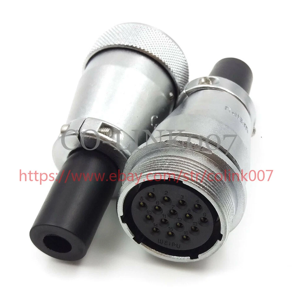 WEIPU WS28 16Pin Connector, High Voltage Industrial Connector 10A LED Plug - Image 2 of 4