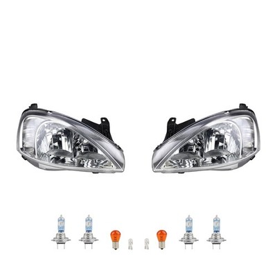 Scheinwerfer + Osram Night Breaker Laser passend für Opel Corsa C 00-03 Satz LR