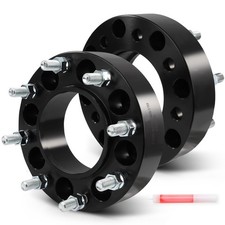 2" Wheel Spacers 8x6.5 Fit for Chevrolet Silverado 2500 2Pcs Black