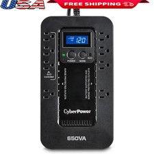 Uninterruptible Power Supply UPS Battery Backup Eight NEMA Outlets ECO Mode