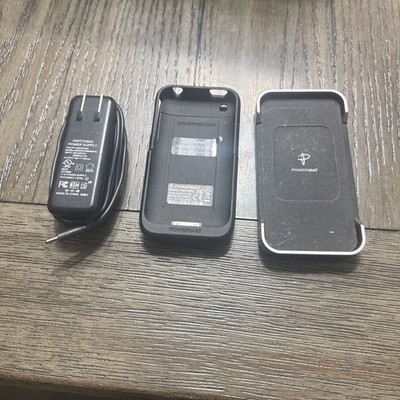 PowerMat Wireless Charging Mat PMM-1PB w/Case + Manual PMR-AIP1A iPhone 3G 3GS