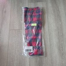 Janie and Jack Boys Baby Tartan Suspender Pant 18-24M Red
