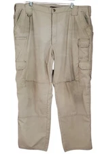 5.11 Tactical 74273 Mens Tan Cargo Pants 42 X 29 Ripstop TAC-143 Thrashed Grunge