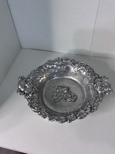 Arthur Court Designed Teddy Bears Aluminum Baby Gift Child's Bowl 1997