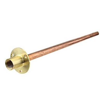 1/2'' Schlauchverschraubung Wandplatte Rückplatte Flansch mit 14'' Kupfer 15mm Rohr