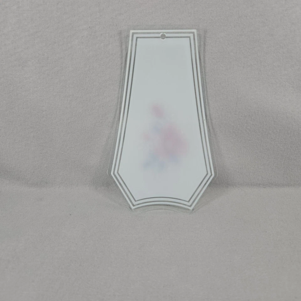 Glass Wall Sconce Light Shade Pink Rose Floral OK Lighting Replacement Cover - Image 4 of 4