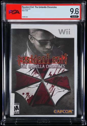 Resident Evil: The Umbrella Chronicles (Wii, 2007) PSA Graded Sealed 9.6 A