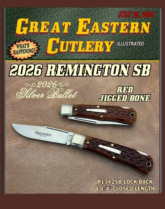REMINGTON «2026 СЕРЕБРЯНАЯ ПУЛЯ» НОЖ - 4 1/4» LOCKBACK #R1342SB - США - NIB - Изображение 2 из 4