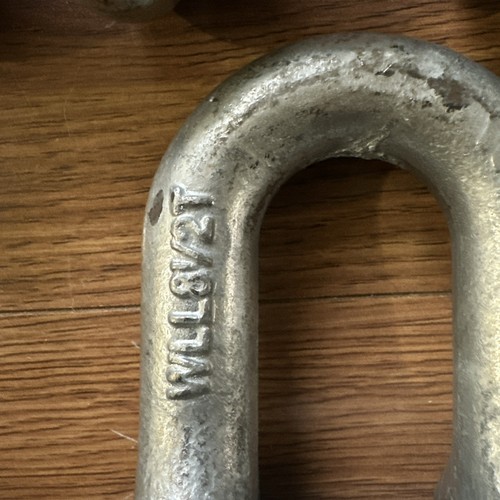 (LOT OF 3) WLL 8 1/2 T  1"  Anchor Shackle with Screw Pin - 第 3/3 張圖片