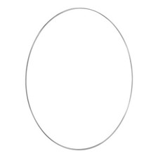 14 Inch Dream Catcher Rings, 1 Pcs Metal Macrame Wreath Floral Hoop, Silver