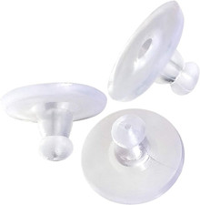 Silicone Earring Backs,Clear Rubber Earring Backs,Earring Safety Back Stopper Cl