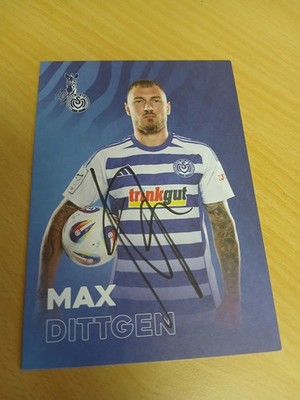 Signierte AK Max Dittgen MSV Duisburg NEU 